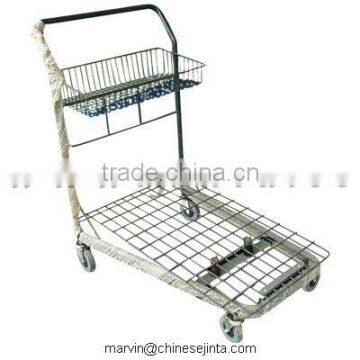 Fold Cart,warehouse luggage cart,supermarket trolley