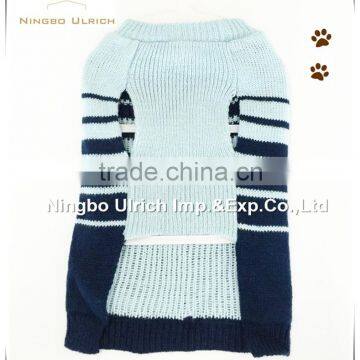 M67 Hot Sale Acrylic Knitted Navy Striped Pet Sweater photo-2