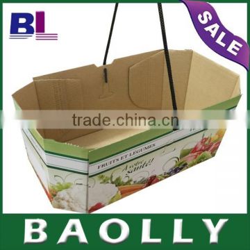 Standard folding corrugated paper carton box packaging