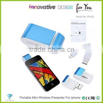 Best Promotional Gift For Business Man With Mini USB Wireless Presenter For iPhone accessory