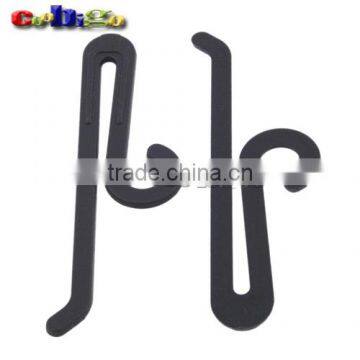 103*30mm Black Plastic Hanger&Hook For Sock Garment Textile Packaging Accessories #FLC254-B Quality Choice photo-2
