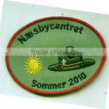 Concise Style Embroidery sport patch