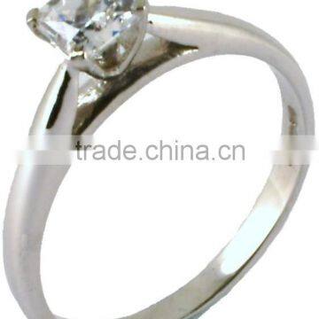 Moissanite Enhanced Engagement Ring