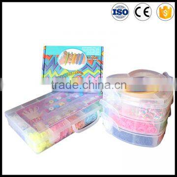 Highly Welcomed Charming Small Loom Rubber Bands Box Set DIY Colorful Cheap Loom Bands