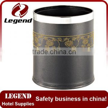 Exquisite hotel metal waste bin manufacturer