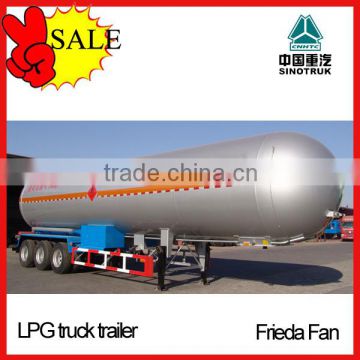 58cbm lpg gas tanker semi trailer manufacturer