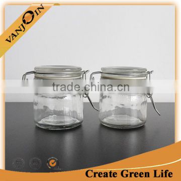 Wedding Favor 100ml Clear Glass Food Jar For Candy