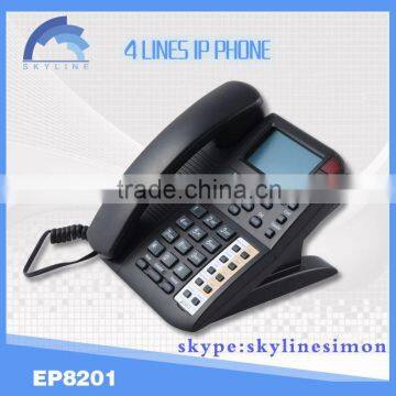 4 lines IP phone dect voip phone