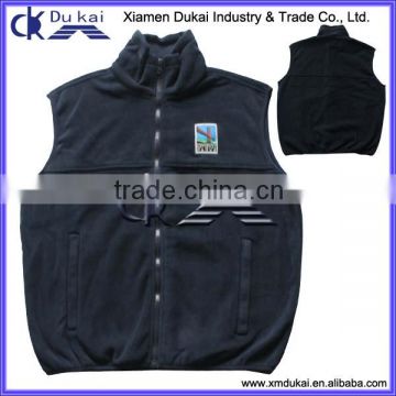 Men's polar fleece vest, sleeveless jacket for men