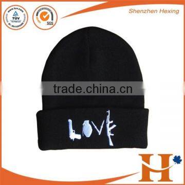 Customized Winter Hat Knitted Hat Beanies 100% Polyester photo-2