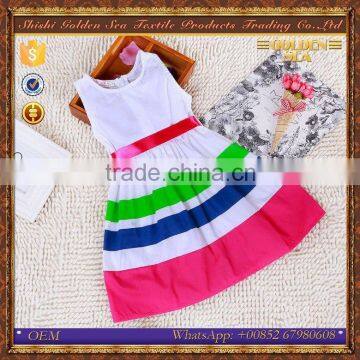 latest design fashion casual baby girl summer dress