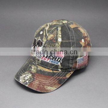 FASHION CAMOUFLAGE SPORTS CAP WITH EMBROIDERY