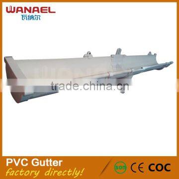 WANAEL Factory Direct Selling Pirce Decorative 5.2inch PVC Gutter