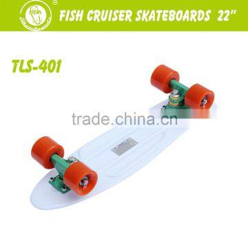 22'' inch new design colour process truck Fish board skateboard