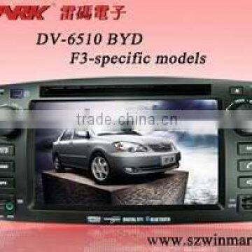 6.2inch in dash double din digital car dvd player for BYD-F3