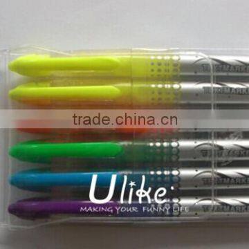 multi colored highlighter pen permanent marker erasable pen high lighter color piant pen