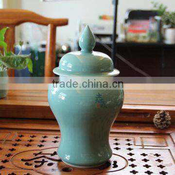 Longquan celadon Hand - General tin Bottle gifts