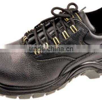 Anti-Puncture Slip Anti Static Suede Leather Toe Cap Safety Shoes photo-2