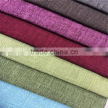 Polyester Linen Look Woven Sofa Fabric for Sofa Upholstery Home Textile photo-3