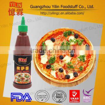 classical packing 435ml pizza sauce for supermarket retail and wholesale