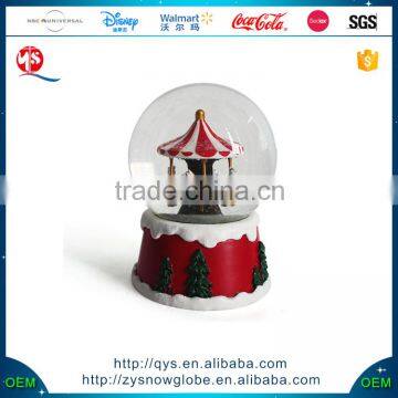 New Design Carousel Snowball With Resin High Quality Snowglobe