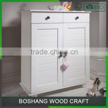 Essential Home Fueniture Closed Wooden Shoe Rack photo-4