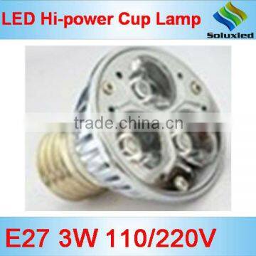E27 3W bulb lamp
