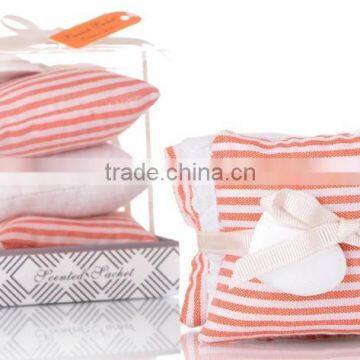 Multi choice different color embroidery scented sachet gift set for spa clud