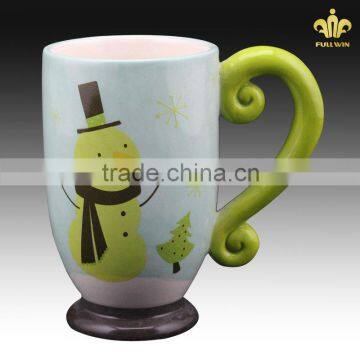 Factory directly wholesale ceramic mugs for happy holiday