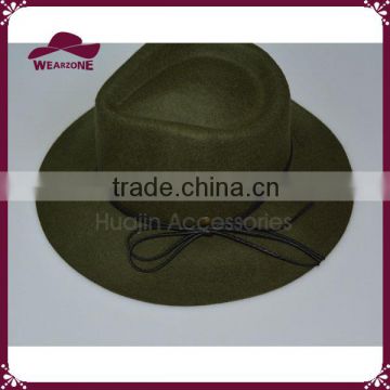 good quality wholesale women wool felt fedora hat for sale