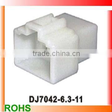 Motorcycle 4ways White ABS Male Harness Connector