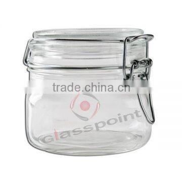 840ml air-tight glass jar with lid