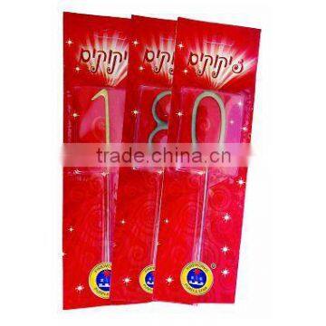 0-9 Number Shape Sparkler Fireworks