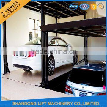 Pit Type 2 Level Car Parking Lift for Home Garage