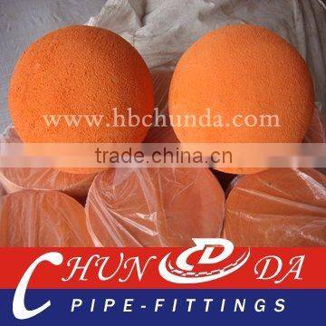 DN125 Concrete pump clean-out ball,5.5'' sponge rubber ball