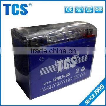 New product gel seald 6.5a 12v mf electric motor battery