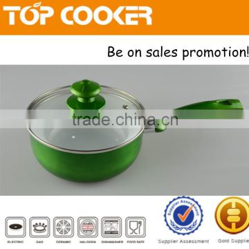 Oven safe aluminum nonstick milk pot sauce pan