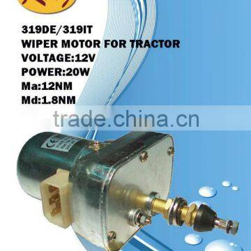 319DE / 319IT 12V Tractor Winshield Wiper Motor , Auto Wiper Motor