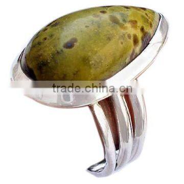 Silver Natural Stone Rings