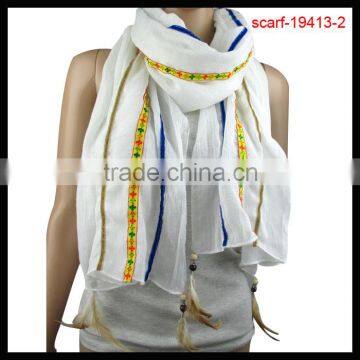 2014 new fashion lady scarf tassel