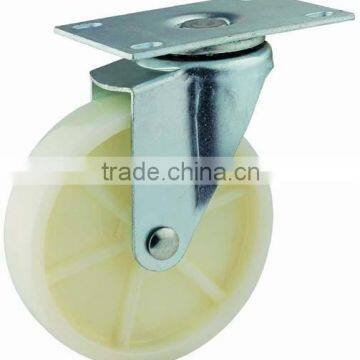 13 Double Ball Raceway Top Plate Swivel White PP Caster