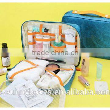 Waterproof Functional Cosmetics Makeup Washing Accessories Storage Bag With Zipper Closure photo-3