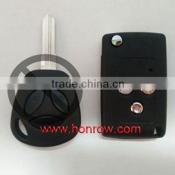 High quality Lada 3 button modified folding remote key blank lada key shell for Russia market