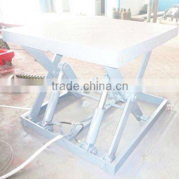 stationary scissor elevation lift scaffolding platform