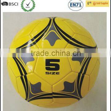 Fashion design popular custom PVC stock lot soccer ball size 5