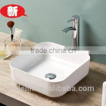 2015 Foshan Newest super slim thin edge art ceramic basin lavatory bowl Italy styel sink bathroom vanity counter top wash basin