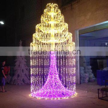 Elegant Beautiful Glrious Fountains Light Holiday Time Outdoor Decoration Led Light Led Lights Supplier's Choice
