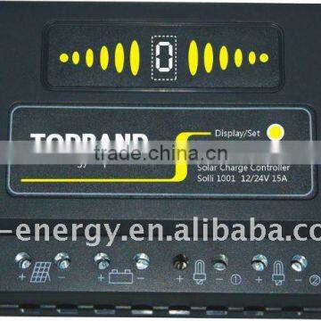 mini solar charge controller Solli1501 12/24V for solar power system,solar lighting system