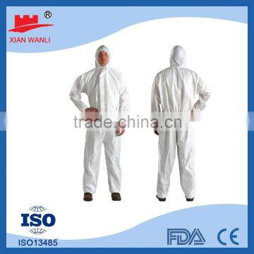 MICROPOROUS COVERALL/SF Type4/5/6 EN1149-1 Bound Stitched Seam coverall