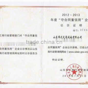 Enterprise Credit Honor